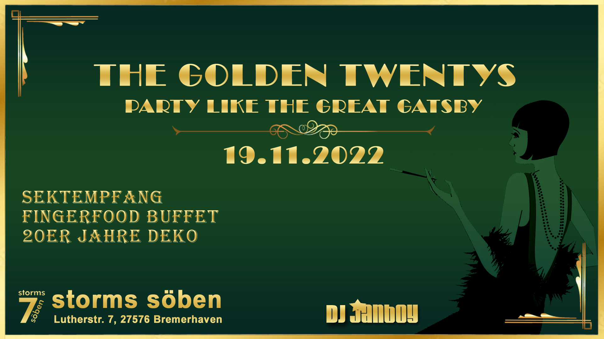 The golden twentys - Party like the great Gatsby